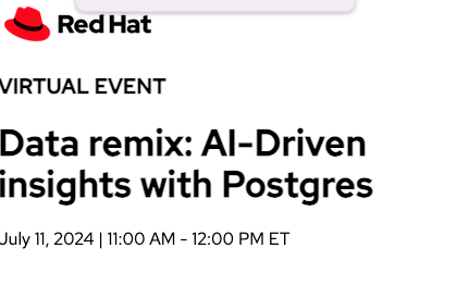 Data remix: AI-Driven insights with Postgres